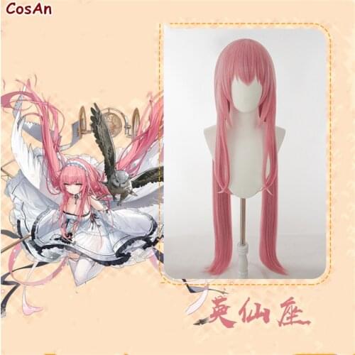 Hot Game Azur Lane HMS Perseus Wigs Cosplay The High Quality Lovely Pink Long Hair Unisex Activity Party Role Play Accessories