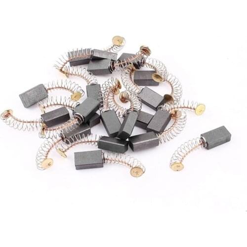 HLZS-Power Tool Replacement Motor Carbon Brushes 14mm x 8mm x 5mm 20 Pcs