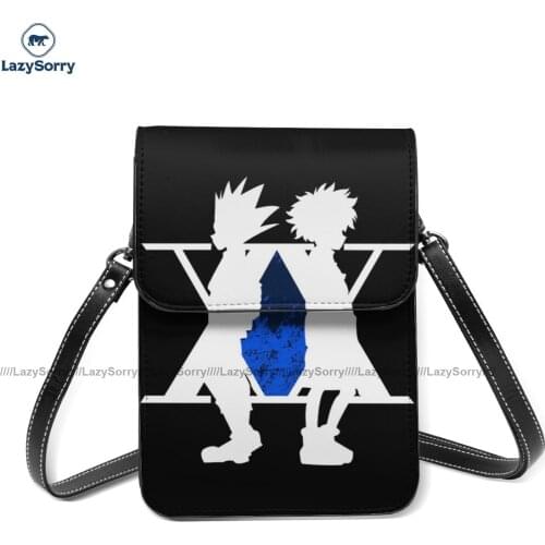 Hunter X Hunter Shoulder Bag Student Gifts Mobile Phone Bag Reusable Leather Business Bags
