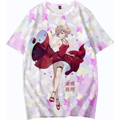 High-Q Unisex Anime Invented Inference print T-Shirt Tee T Shirt 3D Iwanaga Kotoko Casual T-Shirt T Shirt Tee