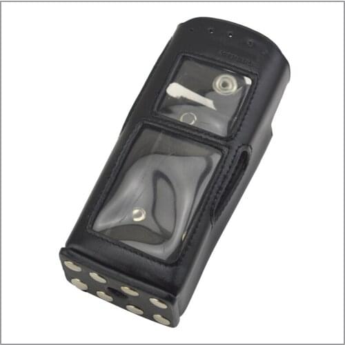 MTP850 Leather Carry Case with belt clip & Strap for Motorola Tetra MTH600 MTH650 MTH800 MTH850 MTP850 2-way Radio walkie talkie