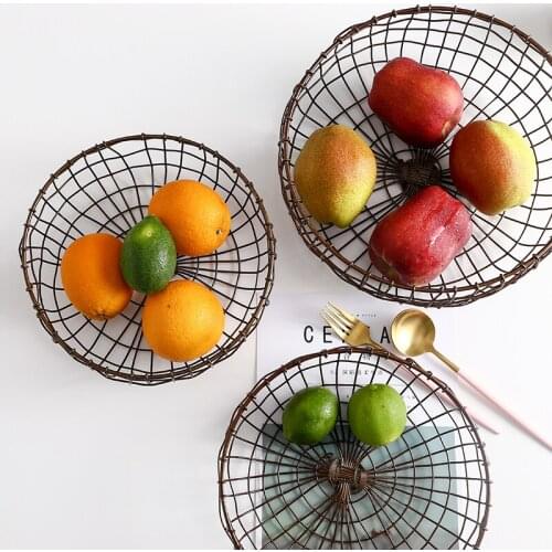 Kitchen Fruit Basket Fruits Vegetable Holder for Kitchen Countertop Modern Produce Storage Organizer Fruit Bowl Snack Rack