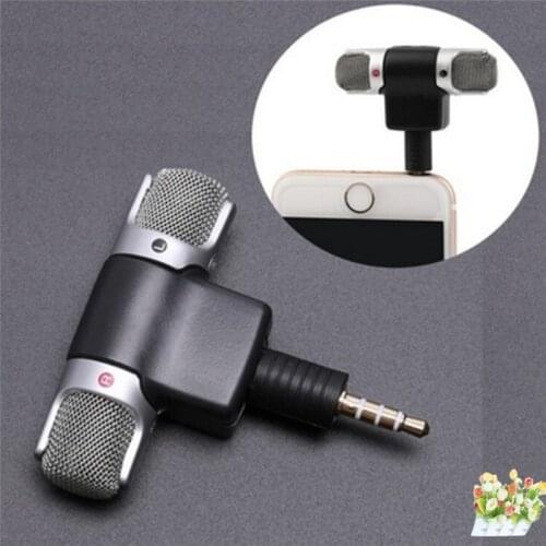 Mini 3.5mm Microphone Stereo Mic For Recording Mobile Phone Studio For Laptop Microphone