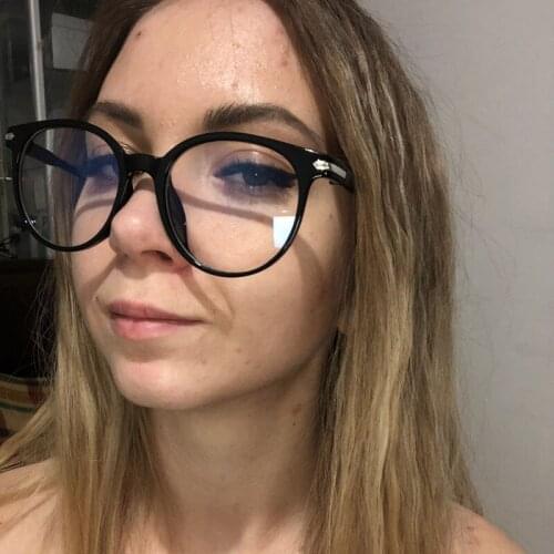 Trends Anti Blue Light Glasses PC Frame Glasses Computer Women Anti Blue Blocking Gaming Big Size Men Eyeglasses Frame B0001