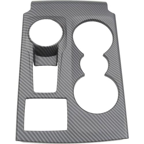 Car Gear Shift Panel Knob Cover Carbon Fiber Decal Interior Control Gear Box Shift Panel for Ford Bronco 2021