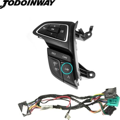 Car Cruise Control Switch Multifunction Steering Wheel Speed Limit Button Accessories For Ford Ecosport Plus 2018 Titanium