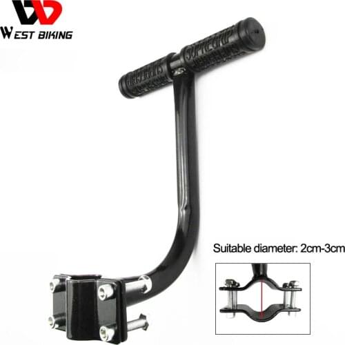 WEST BIKING Bicycle Mountain Bike Folding Bike Child Armrest Handle the Seat Safety Armrest Chair Armrest Rear Saddle Handlebar