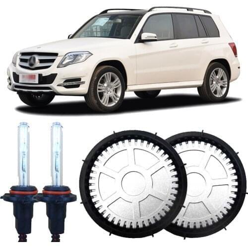 Generation 55W All In One Hi/Lo Beam Error Free H7 Lamp Bulbs Alloy Ballasts Cover HID HeadLights For Mercedes GLK