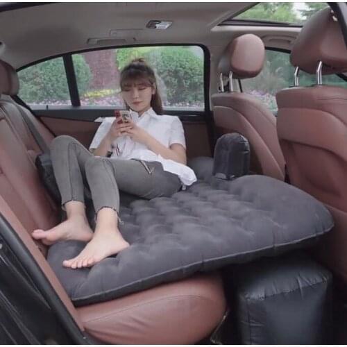 Larger Size Durable Car Back Seat Cover Car Air Mattress Travel Bed Moisture-proof Inflatable Mattress Air Bed Without Pump