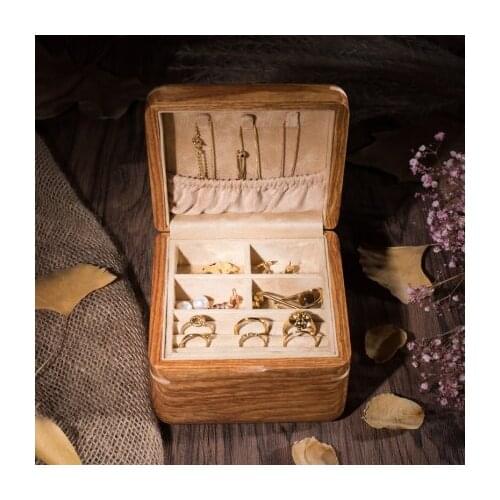 Luxurious double layers rosewood jewelry box jewelry storage box wood box makeup organizer jewelry organizer MSSH030