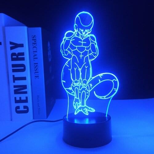 Frieza 3D LED Night Light for Anime Room Store Decor Idea Kids Cool Gift Child Bedroom Table Lamp Anime Figure Dropshipping Best