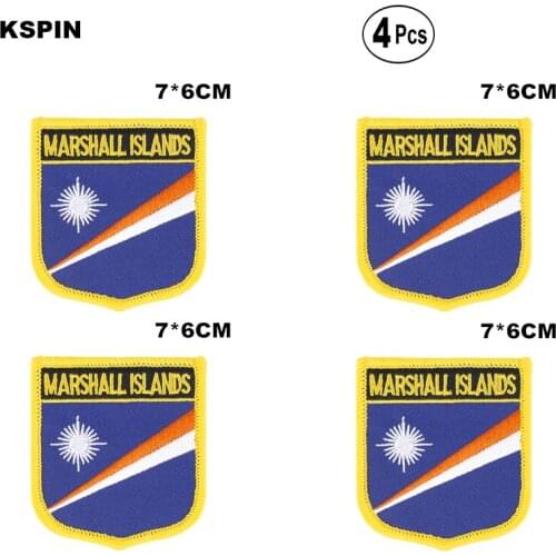 Marshall Shiled Shape flag patches national flag patches for Cothing DIY Decoration
