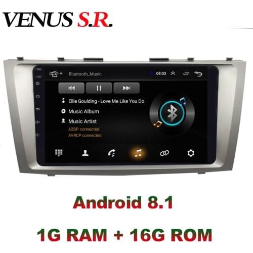 VenusSR Android 8.1 2.5D car dvd for Toyota Camry Radio 2006-2011 multimedia Radio stereo gps navigation