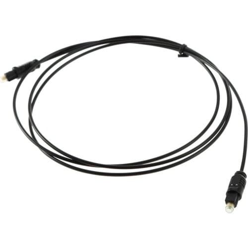 1 pcs 1.5M Digital Optical Audio Optic Fiber Cable Black TV power amplifier soft Cable Drop Shipping jul 6