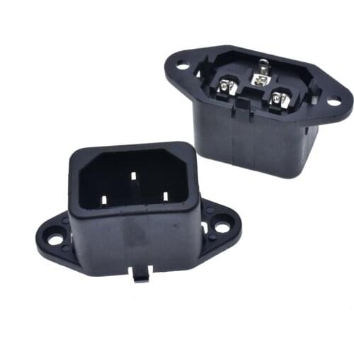 10PCS C14 Plug AC STOCKET 3 Pins DB-14 250V 10A