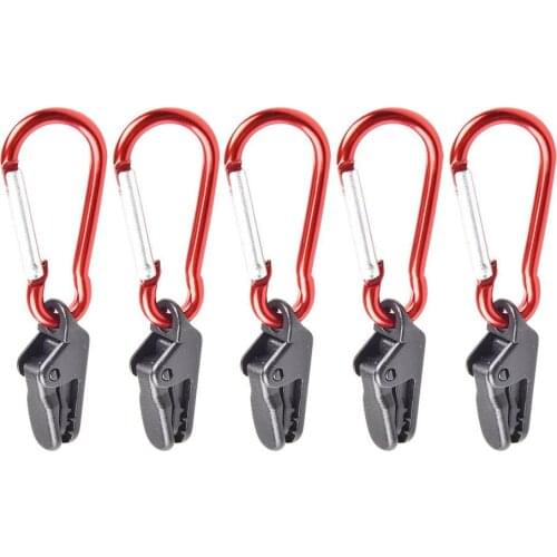 5/10/20Pcs Spring Snap Hook Outdoor Portable Securing Clip