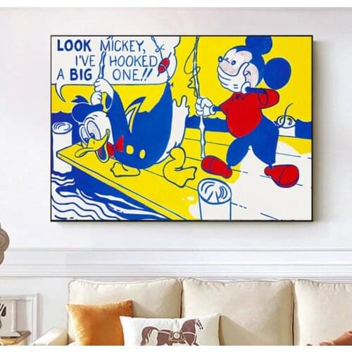 5D DIY Full Round Diamond Painting Disney Mickey Mouse Donald Duck Mosaic Picture Cross Stitch Kit Rhinestone Home Decoration