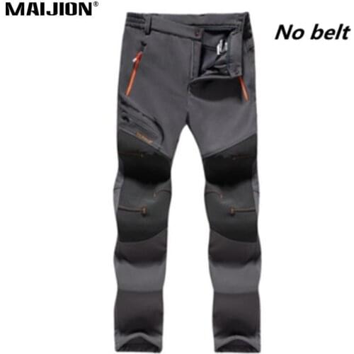 Waterproof Plus Size Hiking Trekking Fishing Camping Pants Quick Dry Mens Thin Travel Trousers