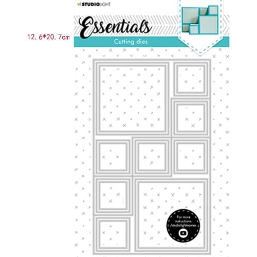 CH 2021 New Arrival Irregular shape Metal cutting dies stencil Greeting Card Decoration DIY Scrapbooking Scrapbook Paper Photo