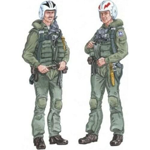 Two modern pilots 1:48