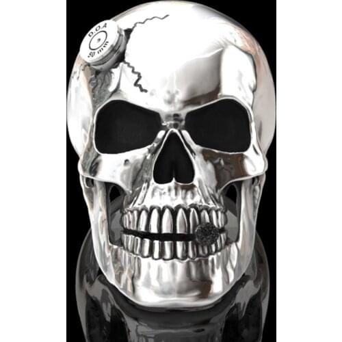 FDLK Personality Skull Rings Motorcycle Party Steampunk Skull Ring Cool Hip Hop Rock Jewelry Men Ring Anniversary Jewelry