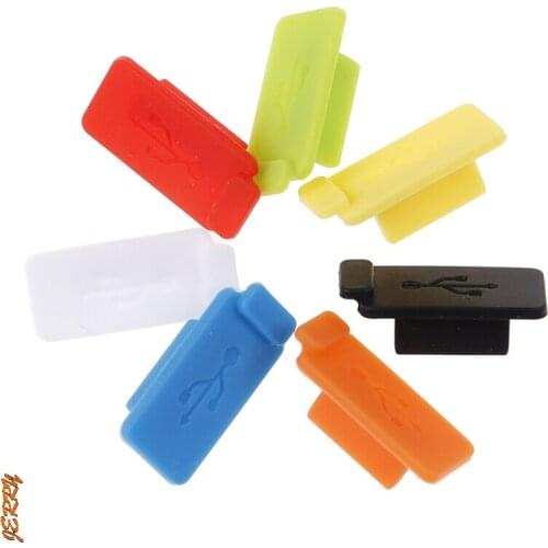 Hot Sale PC Laptop 5 PCS Standard USB Dust Plug Port Dust Protection For Charger Cover Jack