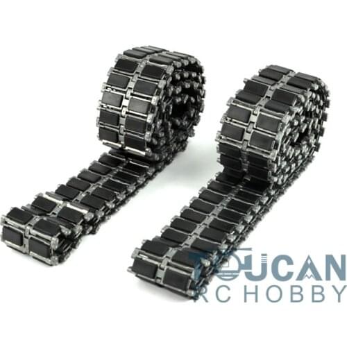 Heng Long German Leopard2 RC Tank Metal Tracks W/ Inserted Rubber Pads Best 1/16 Scale 3889 3918 3908 TH00957
