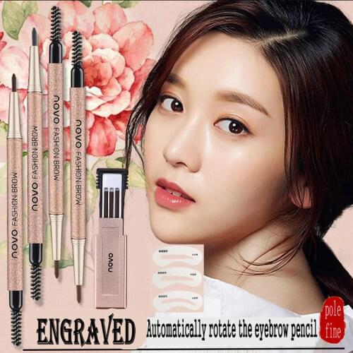 Brown EyebrowNatural Makeup Eye Brow Pencil Waterproof Tattoo Pencil Long Lasting Professional Fine Sketch Liquid Eye Brow Pen
