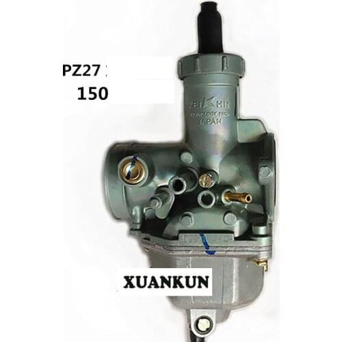 Motorcycle Carburetor 150 PZ27 Manual Throttle GN125