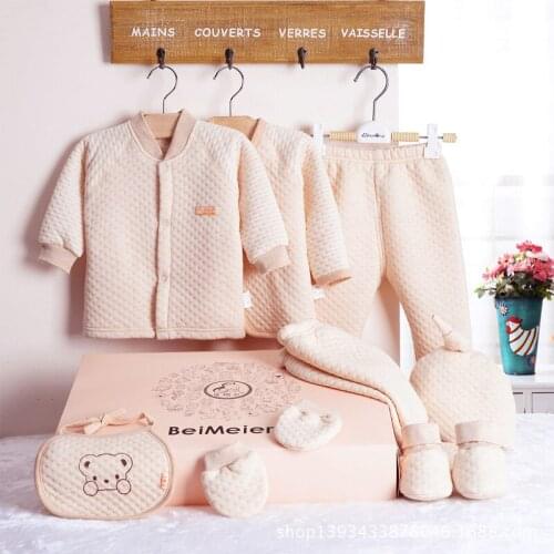 Babys Sets Baby Clothing Mother & Kids Organic cotton baby 8 pieces sets infants clothing gift box Newborn baby clothes sets