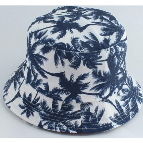 Bucket Hat Men Women Summer Sun Beach Reversible UV Protection Hip Hop Breathable Cap Outdoor Holiday Accessory