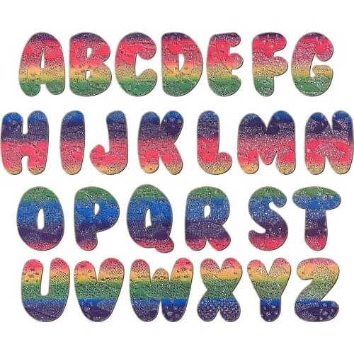 New letter A-Z Wooden die Scrapbooking C-2283 Cutting Dies Multiple sizes