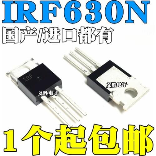 New and original IRF630N IRF630NPBF TO-220 MOS Field effect tube 200V 9.5A N channel TO MOS field effect tube straight - 220