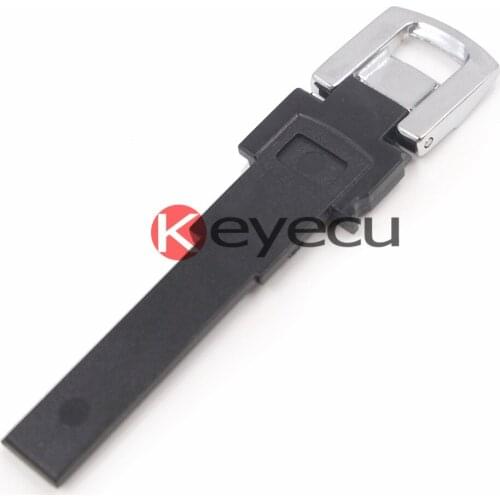 Keyecu New Replacement Small Insert Remote Key Blade Fob for VW Touareg ,CC ,Passat