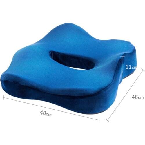 Memory Foam Breathable Travel Cushion Coccyx Office Chair Cushion Orthopedic Pillow Car Seat Cushion for Home Hip Cushion