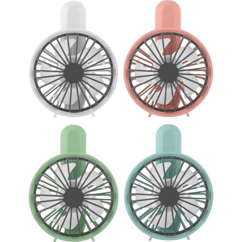 Usb Mini Hand Held Portable Adjustable 3 Gears Folding Desk Fan Cooling Rechargeable Desktop Hand Fan Ventilateur Vertical