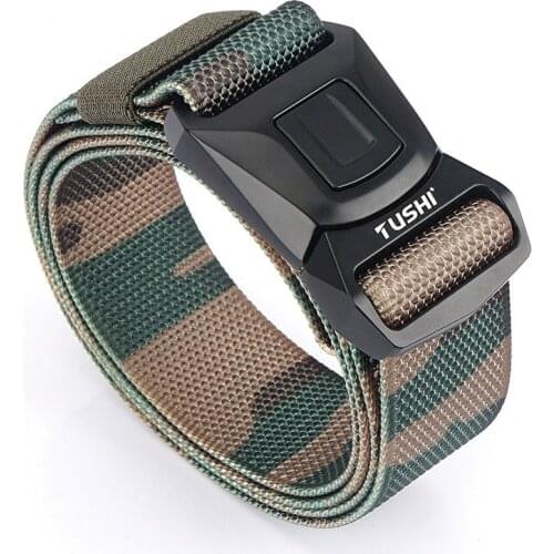 MEDYLA Official Genuine Tactical Belt metal Buckle Military Belt Soft Real Nylon Sports Accessories Men Christmas Gift BLL2035