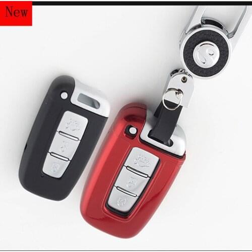 High-quality ABS Plastic Silicone Car Smart Key Case Cover Fob for Kia K2 K5 Car Accessories