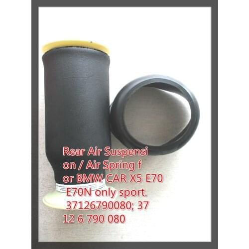 Rear Pneumatic Air Suspension / Air Spring Springs Bag Bags For BMW CAR X5 E70 E70N Only sport. 37126790080; 37 12 6 790 080