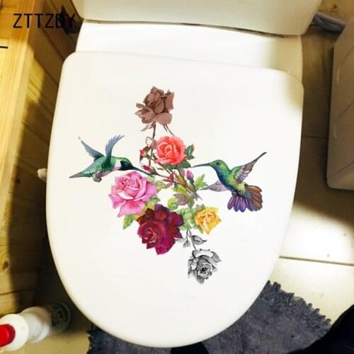 ZTTZDY 22.7×22.5CM Classical Art Painting Bedroom Wall Stickers Mural Home Toilet WC Decoration T2-1388