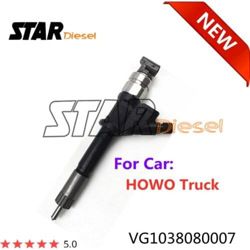 100% Brand New Injector VG1038080007 Fuel Sprayer Nozzle 095000-8100 Diesel Injection 095000-8871 For HOWO Truck