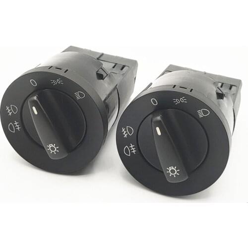 1C0941531A Headlight Control Switch Fog Light Knob For Bora Golf 4 1998-2005 Passat B5 Sharan Lupo Polo Beetle 1C0 941 531 A