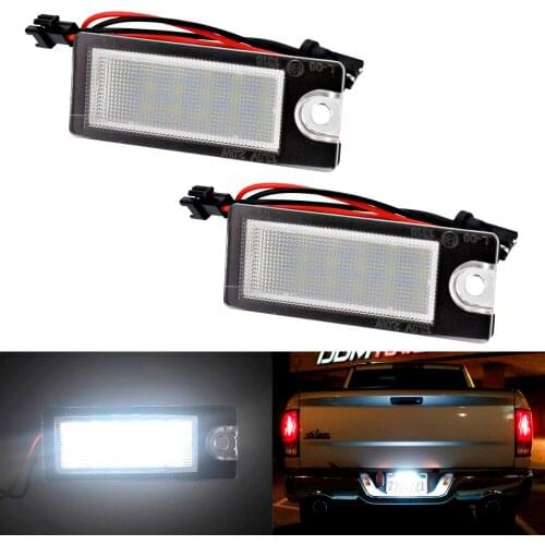 2pcs Car LED Number License Plate Light 12V For Volvo S80 V70 XC70 S60 XC90 Trunk Warning Light Car Styling Auto Accessories