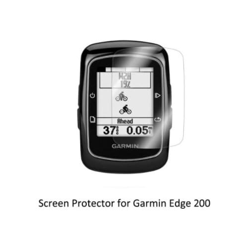 3* Clear LCD PET Film Anti-Scratch Screen Protector Cover for Cycling Training GPS Garmin Edge 200 Edge200