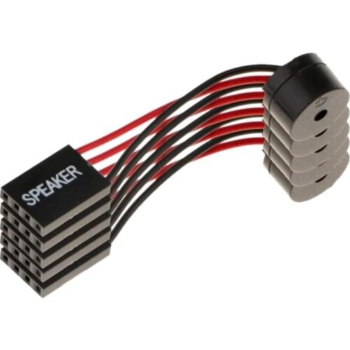 5Pcs Motherboard Speaker Buzzer PC Computer Motherboard Internal Beep Buzzer for Computer Repair