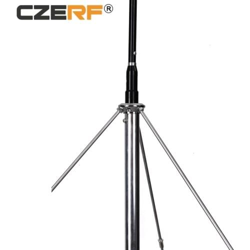 Free Shipping 1/4 wave GP aluminium antenna with 20 meters cable TNC for broadcast fm transmitter