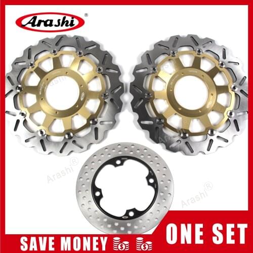 Arashi 1 Set For HONDA CBR929RR 2000 2001 CBR 929 RR CBR929 929RR CNC Floating Front Brake Disc Rear Brake Rotors 00 01 CBR954RR