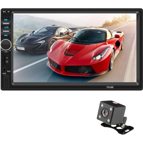 Adeeing Car Radio 7inch HD Player Touch Screen Video Multimedia Player Mirror Link Audio Bluetooth USB Rear View Camera