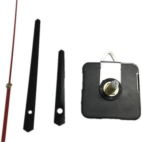 10sets SUN Black hands Large Wall Clock Quartz Clock Movement Mechanism DIY Repair Parts Watch Clock Step-Movement with Hook