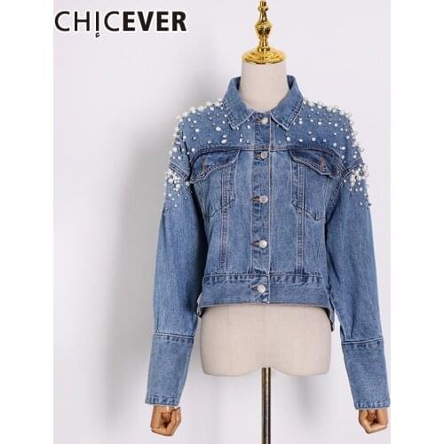 Женские весенние куртки CHICEVER China At AliExpress